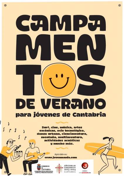 Summer  Verano Jovenmania 2023  campamentos campos de voluntariado